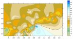 Карта разностей высот геоидов ЕГМ2008 и ГАО 2012 для Иркутской области.JPG